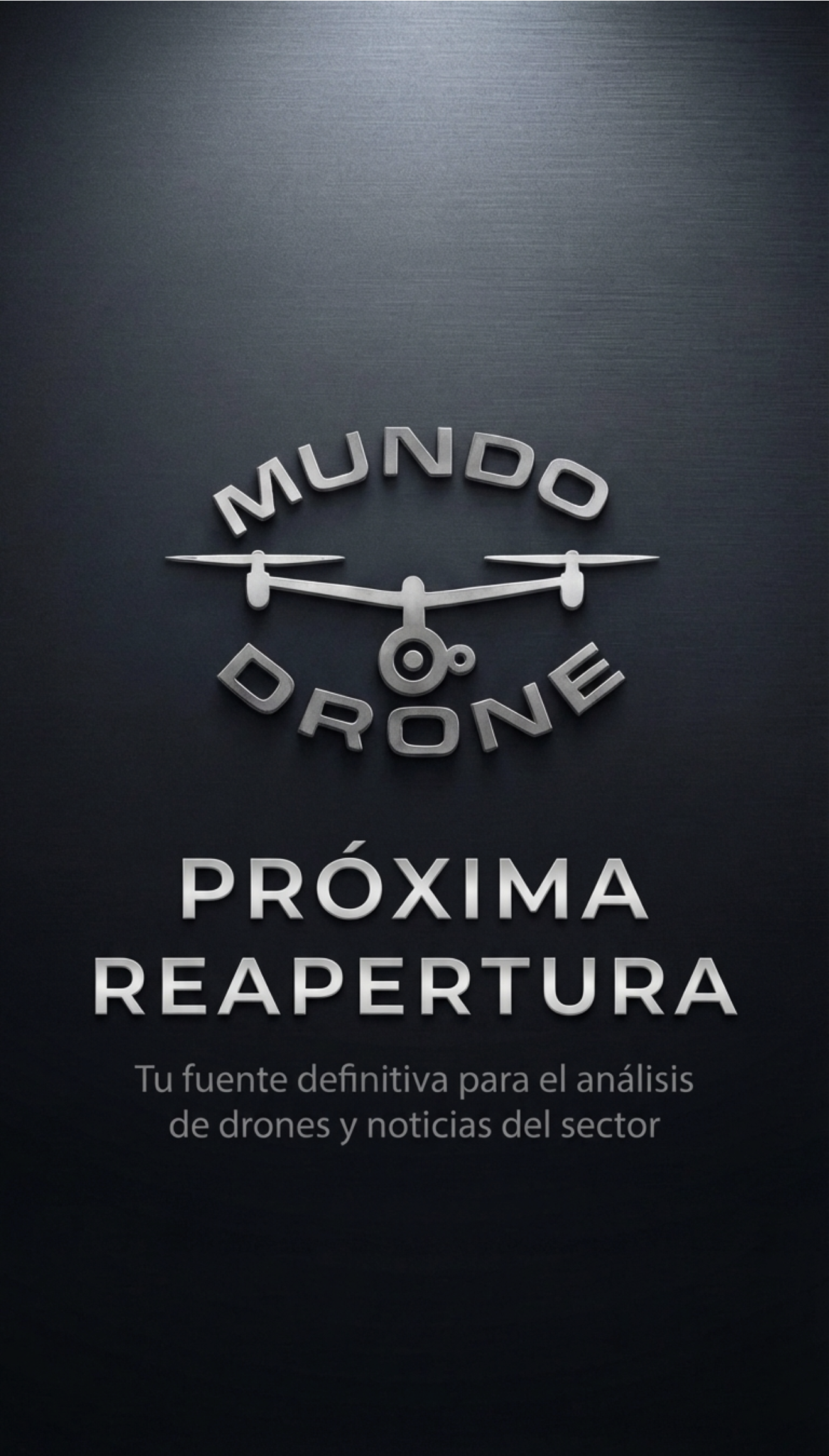 Mundo Drone — Próxima reapertura. Página en construcción.