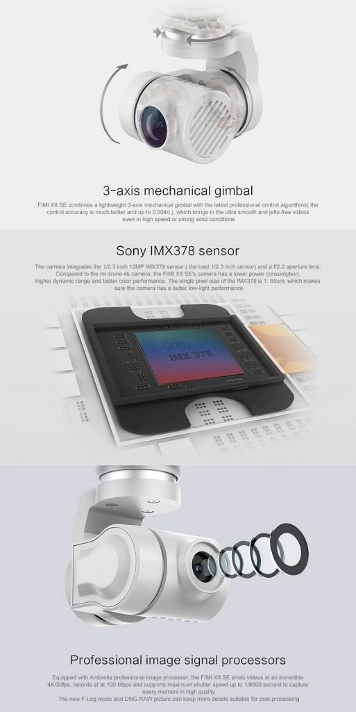 Xiaomi Fimi X8 Cámara